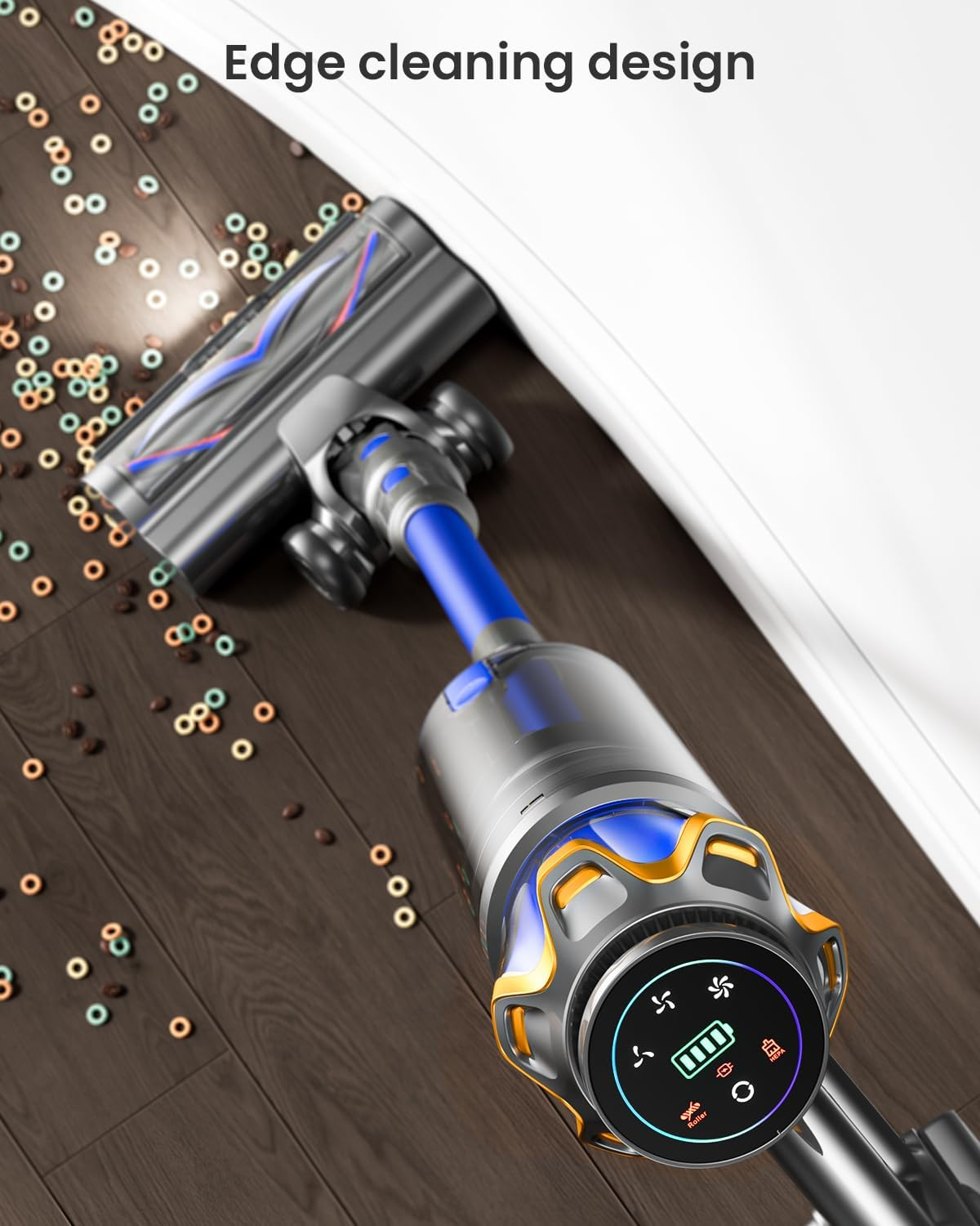 Cordless Vacuum Cleaner – Powerful 55KPa Suction Stick Vacuum for Pet Hair, Hardwood Floors & Deep Home Cleaning